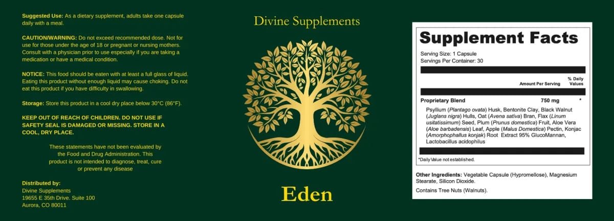 Eden MD Plus Official Ingredients